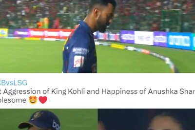 WATCH: Virat Kohli Roars in Celebration after Taking KL Rahul's Catch; Anushka Sharma Appluads