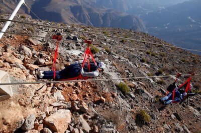 UAE Claims World's Longest Zipline Measuring 2.8 km in Length