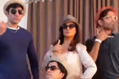 Raveena Tandon Dances To Tu Cheez Badi Hai Mast Mast With Varun Sood, Ashutosh Shah, Taher Shabbir; Watch