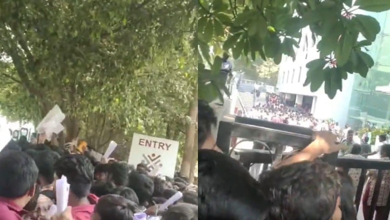 Hyderabad Witnesses Stampede-like Situation After People Throng Firm For Walk-in Interview