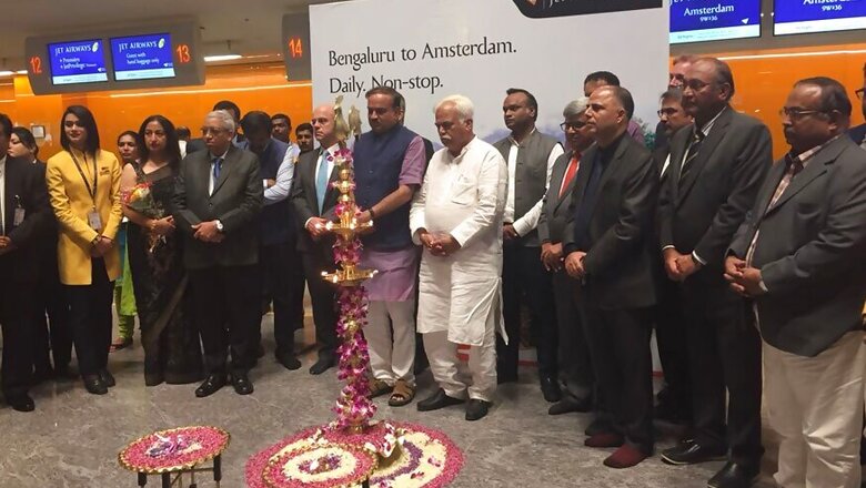 Jet Airways Starts Bangalore-Amsterdam Flight Service