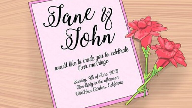 How to Use Calligraphy in Your Wedding
