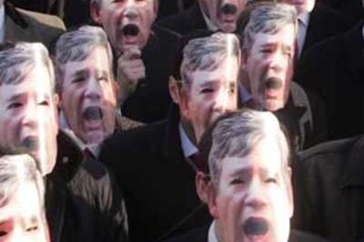 In pics: Masked leaders of the world