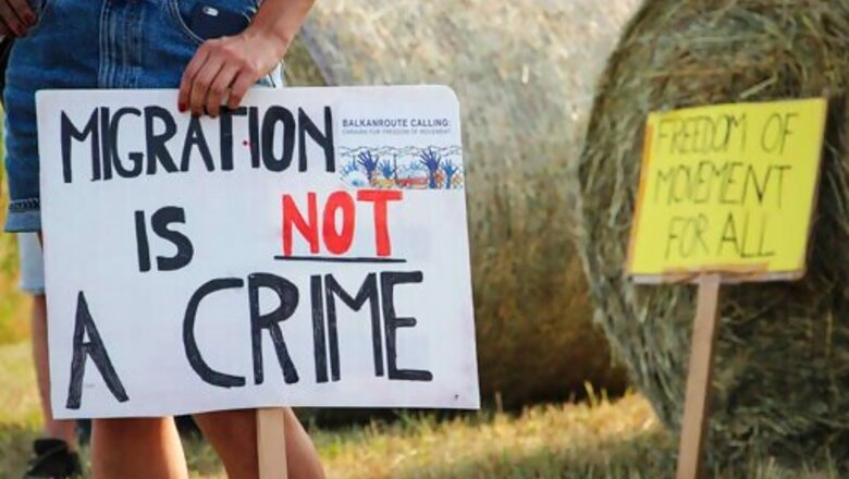 Activists Protest EU Migration Policies At Croatian Border