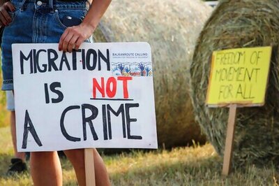 Activists Protest EU Migration Policies At Croatian Border