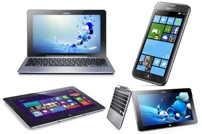 Samsung announces Windows 8 PCs, tablet, phone