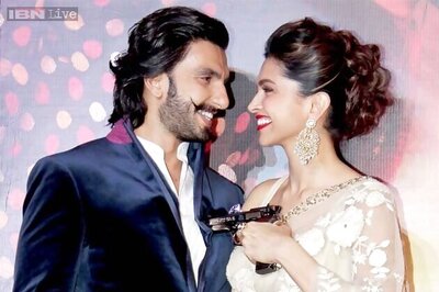 Ranveer-Deepika spice up 'Ram Leela' trailer launch