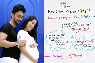 Amrita Rao and RJ Anmol Invite Name Suggestions for Their Newborn, Netizens Oblige