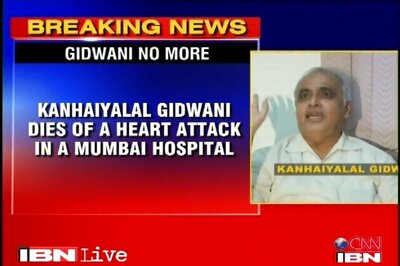Adarsh accused Kanhaiyalal Gidwani dies of heart attack
