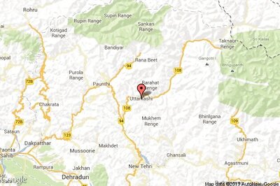 5-year-old boy crossing a makeshift bridge falls into stream in Uttarkashi