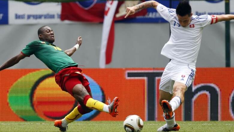 Football WC warmup: Slovakia 1-1 Cameroon