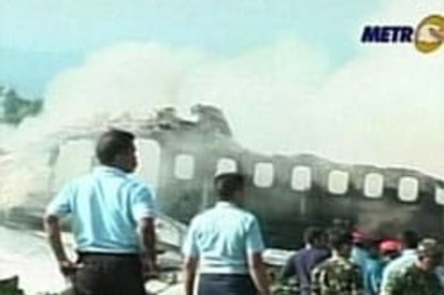 Indonesia crash: Bodies badly charred
