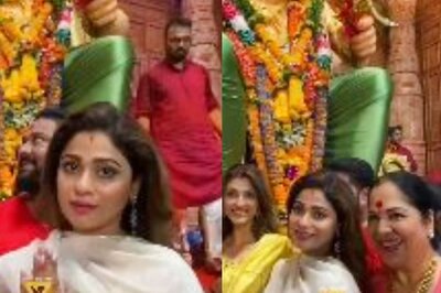Ganesh Chaturthi 2022: Shamita Shetty and Her Mom Visit Lalbaughcha Raja to Seek Blessings; Watch Video