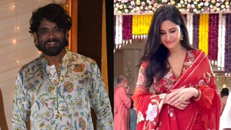 Nagarjuna Hugs Katrina Kaif, Holds Her Hand As They Attend Navratri Event In Kerala; Watch Video