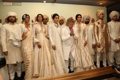 ICW 2014: Rohit Bal displays his love for ivory
