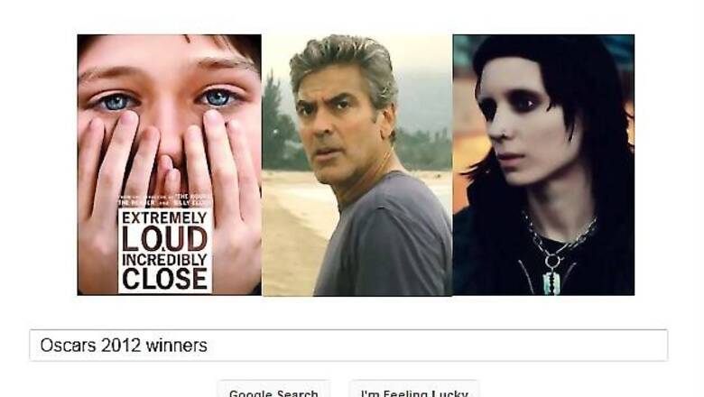 Google predicts Oscars 2012 winners