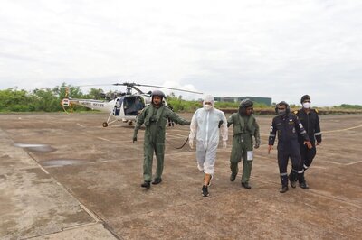 Coast Guard Airlifts South Korean Facing Medical Emergency from Oil Tanker Ship off Goa