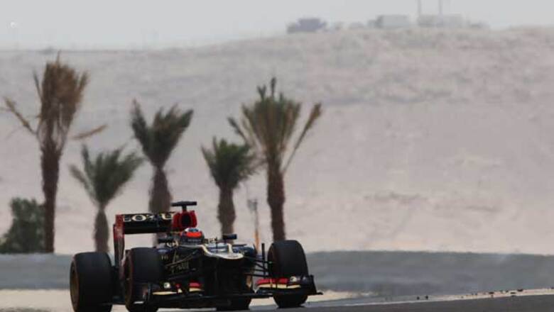 Raikkonen fastest in second practice at Bahrain GP