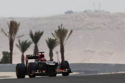 Raikkonen fastest in second practice at Bahrain GP
