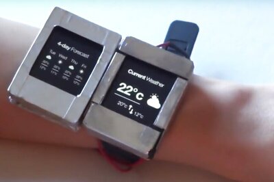 Doppio: A Smartwatch With Rearrangeable Screens
