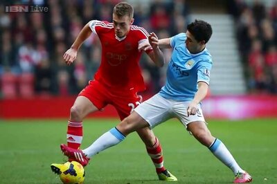 Manchester City held to 1-1 draw at Southampton