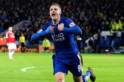 EPL: Jamie Vardy breaks scoring record as Leicester City hold Manchester United 1-1