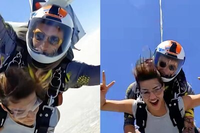 Kriti Sanon Attempts Skydiving As Part Of Her Bucket List, Fans Say, 'This Woman So Calm Like She Does It Everyday'