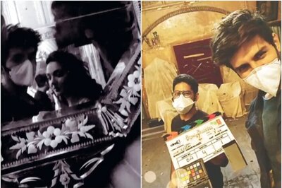 Coronavirus Scare: Masked Kartik Aaryan Shoots for Bhool Bhulaiyaa 2 Song with Kiara Advani