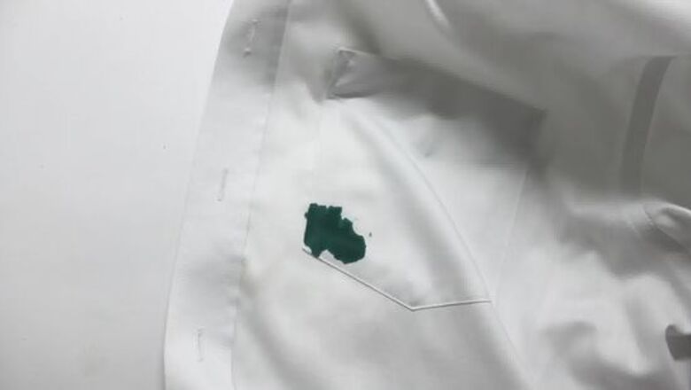 How to Remove an Ink Stain from a Shirt Pocket
