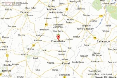 Farmers hold protest in Kurukshetra, block road