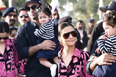 Alia Bhatt-Ranbir Kapoor's Adorable Daughter Raha Steals The Show As They Leave Jamnagar; Watch
