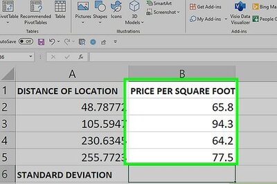 How to Calculate Standard Deviation in Microsoft Excel Using Functions