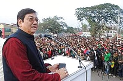 Former Tripura Congress President Birajit Sinha Abused by Youths