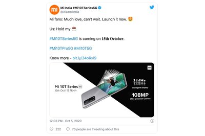 Xiaomi Confirms Mi 10T 5G And Mi 10T Pro 5G Are Coming To India This Month