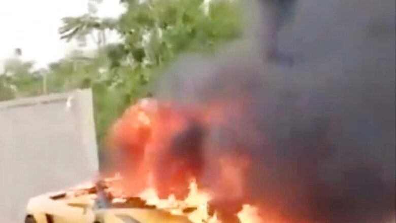Hyderabad: Man Burns Lamborghini Worth Rs 1 Crore Over Dispute With Owner