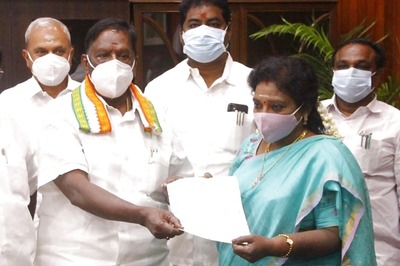 Narayanasamy Quits as Congress Loses Power in Puducherry, Blames Opposition for Toppling Govt