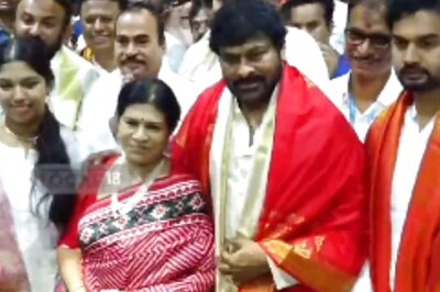 Chiranjeevi Rings In His 69th Birthday By Offering Prayers At Tirumala