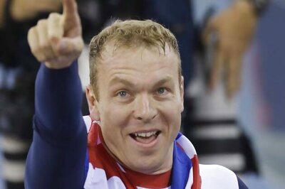 Hoy gets a record 6th medal in track cycling