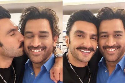 Ranveer Singh Kisses MS Dhoni as They Reunite In Mumbai, Calls Him 'Mera Mahi'