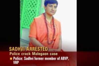 Sadhvi's father observing vow of silence