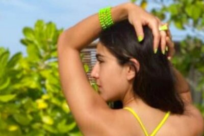 Sara Ali Khan Poses in Bright Yellow Swimsuit in New Pics from Maldives