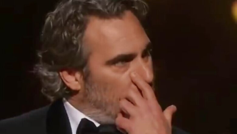 Joaquin Phoenix Recalls Late Brother's Lyrics from Oscars 2020 Stage as He Wins Award for Joker
