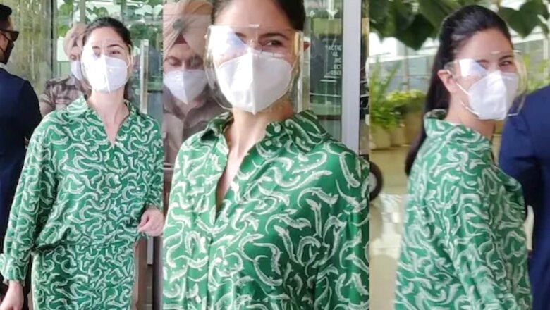 Katrina Kaif Spotted At Mumbai Airport In Stylish Green Outfit