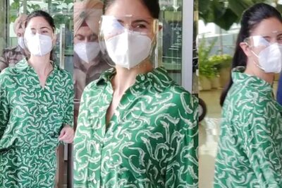 Katrina Kaif Spotted At Mumbai Airport In Stylish Green Outfit
