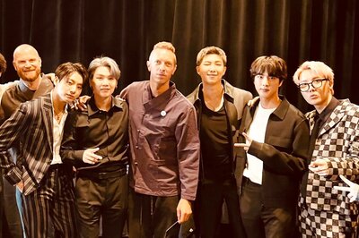 BTS and Coldplay Pose for Picture Ahead of My Universe Release, Septet Gift Them Hanbok