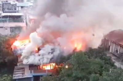 Major Fire Breaks Out Near Manipur CM's Bungalow