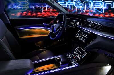 Audi E-Tron Electric SUV Interior Unveiled