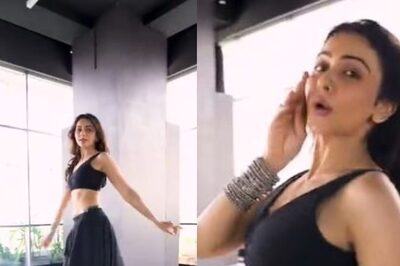Rakul Preet Singh Sets the Floor on Fire in Black Lehenga as She Dances on Pasoori, Jackky Bhagnani Reacts