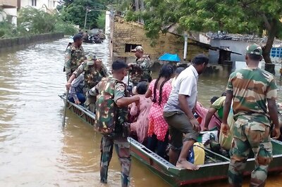 Photo story: Armed forces come to the rescue of Chennai residents