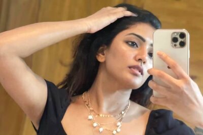 Eesha Rebba Raises Temperatures In Black And White Sleeveless Gown